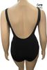 Immagine di PLUS SIZE BLACK TUMMY CONTROL SWIM SUIT